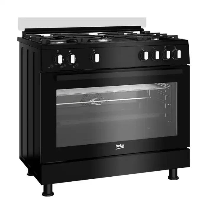 ⁦بوتاجاز بيكو غاز، 5 شعلة، 90 سم، أسود GGR 15115 DX NB⁩ - الصورة ⁦3⁩