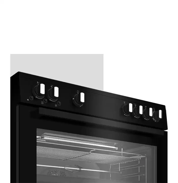 ⁦بوتاجاز بيكو غاز، 5 شعلة، 90 سم، أسود GGR 15115 DX NB⁩ - الصورة ⁦6⁩