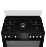 ⁦بوتاجاز بيكو غاز، 5 شعلة، 90 سم، أسود GGR 15115 DX NB⁩ - الصورة ⁦5⁩