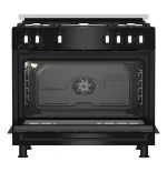 ⁦بوتاجاز بيكو غاز، 5 شعلة، 90 سم، أسود GGR 15115 DX NB⁩ - الصورة ⁦2⁩