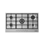 بوتاجاز تورنيدو مسطح بلت إن 90 × 60 - 5 شعلة غاز استانلس GHV-M90CSU-S