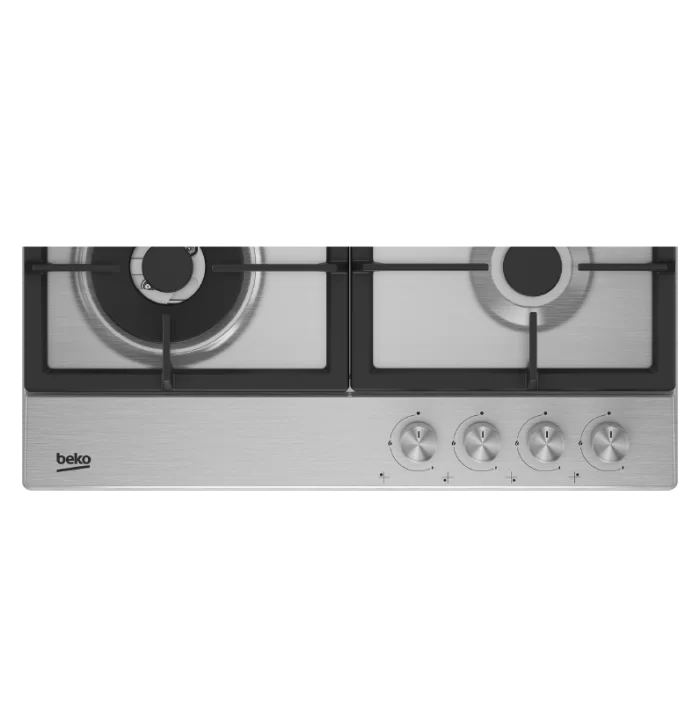 ⁦مسطح غاز بلت ان بيكو، 4 شعلة، 60 سم، ستانلس HIAW 64225 SX⁩ - الصورة ⁦5⁩