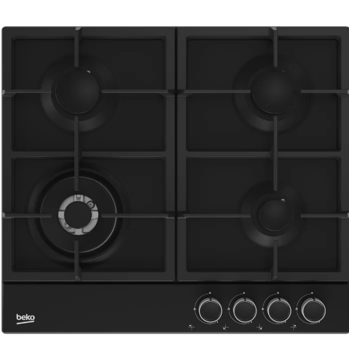 HIAW-64225-BX مسطح كهربائي بلت ان بيكو، 4 شعلة، 60 سم، اسود HIAW 64225 BX - الصورة 1