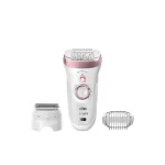 ماكينة ازالة الشعر براون سيلك ابيل 9 للنساء، للاستخدام الجاف والمبلل، ابيض SES9-720