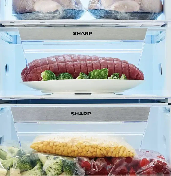 FJ-EC23(BK)-4 ديب فريزر شارب انفرتر ديجيتال نوفروست 6 درج 250 لتر أسود FJ-EC23(BK) - الصورة 4