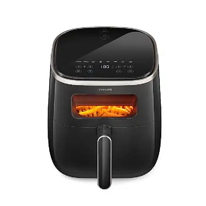 HD9257-80-02 قلاية كهربائية فيليبس بدون زيت سعة 5.6  لتر - تقنية Air Rapid - شاشة تعمل باللمس - اللون اسود HD9257/80 - الصورة 5